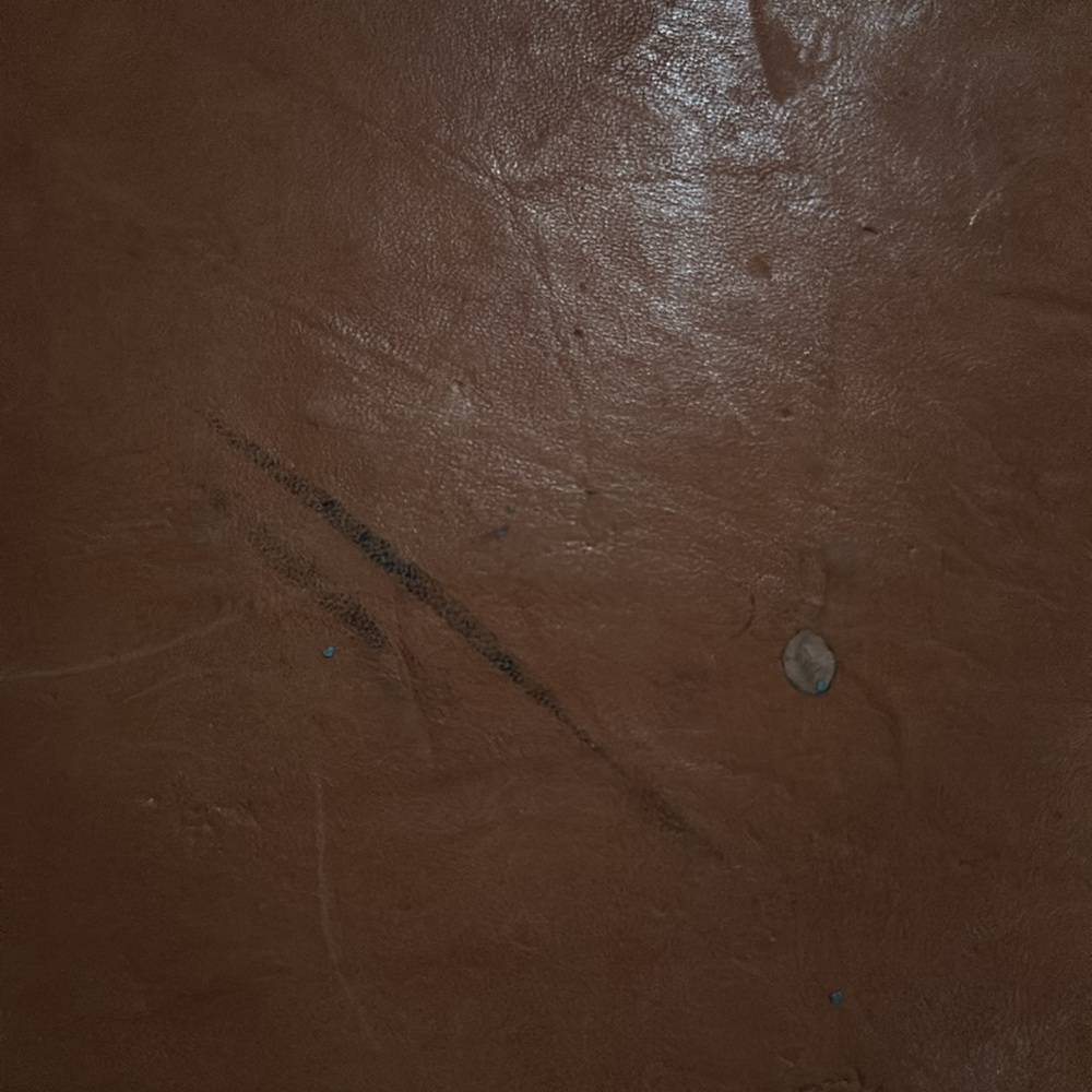 Authentic Guatemalan Leather Hand Embroidered Ove… - image 6